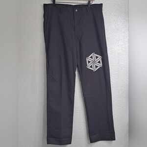 Genuine Dickies Men's Black Work Pants   Size 36x32